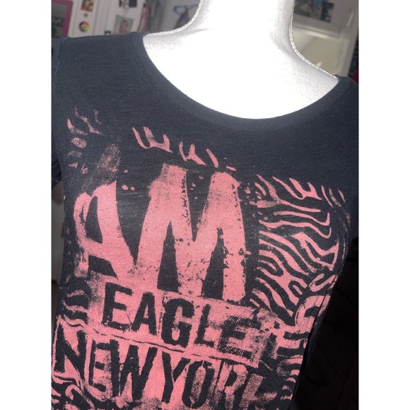 Women’s Black & Pink American Eagle Outfitters Short Sleeve 💖 - Picture 11 of 16